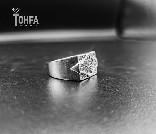Silver Ring for adult men | 650103 - Tohfa Mart