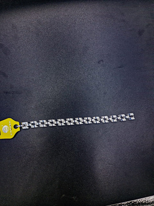 White Metal like Bracelet | Unisex Bracelet | 650111 - Tohfa Mart