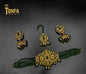 Golden Contrasted Complete Jewellery Set | High Quality | 650115 - Tohfa Mart