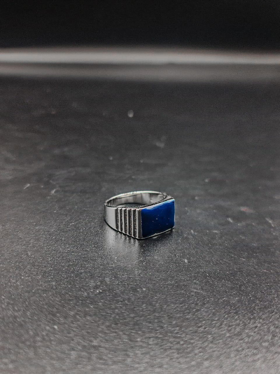 Ring for Men Blue Stone | 650105 - Tohfa Mart