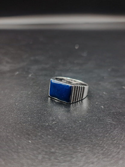 Ring for Men Blue Stone | 650105 - Tohfa Mart