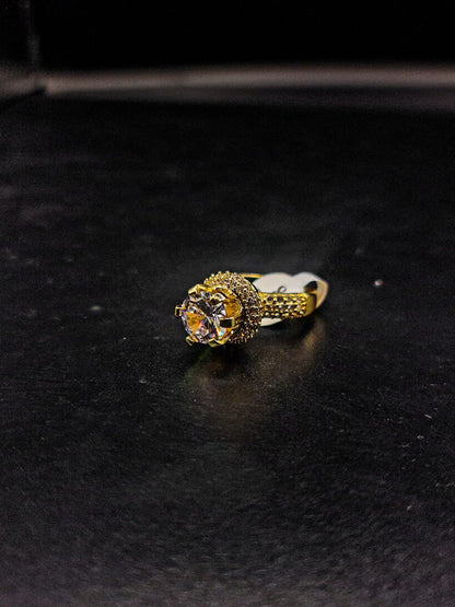 Stylish ring for women with diamond Shaped stone on it | 650108 - Tohfa Mart