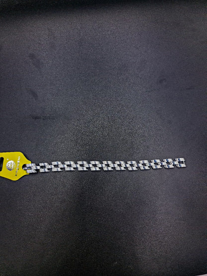 White Metal like Bracelet | Unisex Bracelet | 650111 - Tohfa Mart