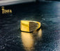 Golden Color Metal Ring for men | 650102 - Tohfa Mart